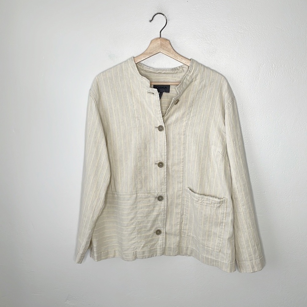 OSKA Linen button down jacket - Picture 6 of 10